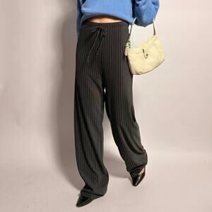 Caren Sport Comfy Trousers with Faux Drawstring - Fits Medium